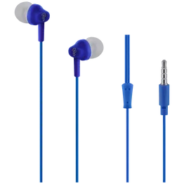 Pro Bass Genesis series Packaged Aux earphone No Microphone- Royal Blue