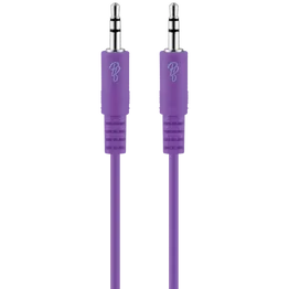 Pro Bass Unite Series - Boxed Auxiliary Cable - Purple