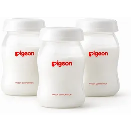 Pigeon Milk Storage Bottle 160ml + Disk (3 Pc)