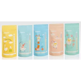 Pigeon - Breast Milk Storage Bag 180ml Animal Design