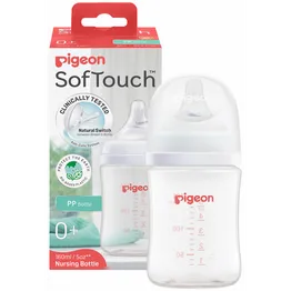 Pigeon Softouch Nursing Bottle PP 160ml Logo
