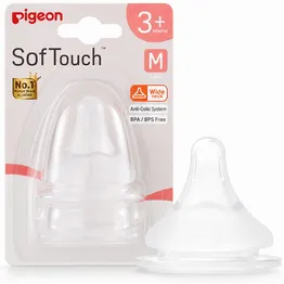 Pigeon Softouch Nipple Blister Pack 2 Pcs (M)