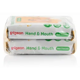 Pigeon - Hand Mouth Wipes 20's 2-in-1