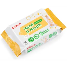 Pigeon - Hand and Mouth Wipes 60s 2-in-1