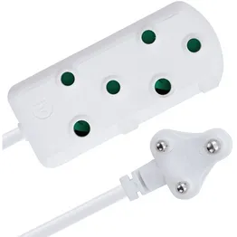 SWITCHED Heavy DUTY Side By Side(SBS) EXTENSION LEADS 3M - WT