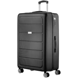 Travelwize Maple ABS 85cm 4-Wheels Spinner Luggage - Black