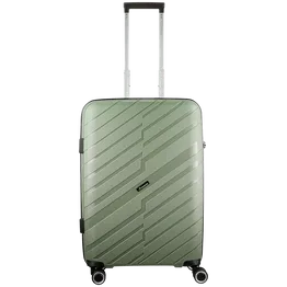 Travelwize Java PP 4-Wheel Spinner 65cm Luggage - Military