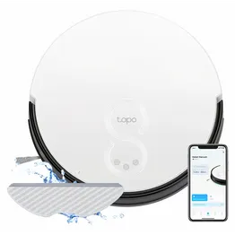 TP-Link Tapo RV10 Robot Vacuum and Mop, Gyroscope, 2600 mAh, 300 ml