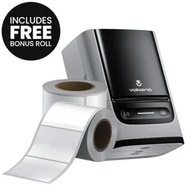 Volkano LabelPro Duo Series Thermal Dual Size Label Printer Combo