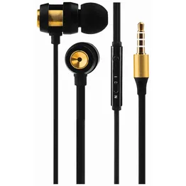 Volkano Alloy Series Metal Earphone - Gold