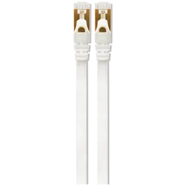 VolkanoX Giga Series Cat 7 Ethernet Cable 10m - White, Gold-Plated Tips