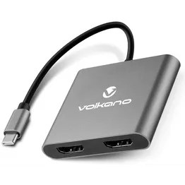 Volkano Expand Series USB-C to Dual 4K HDMI Adaptor