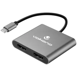 Volkano Expand Series USB-C to Dual 4K HDMI Adaptor