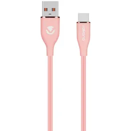 Volkano Flexi Series USB to Type-C 1.5m 30w - Pink
