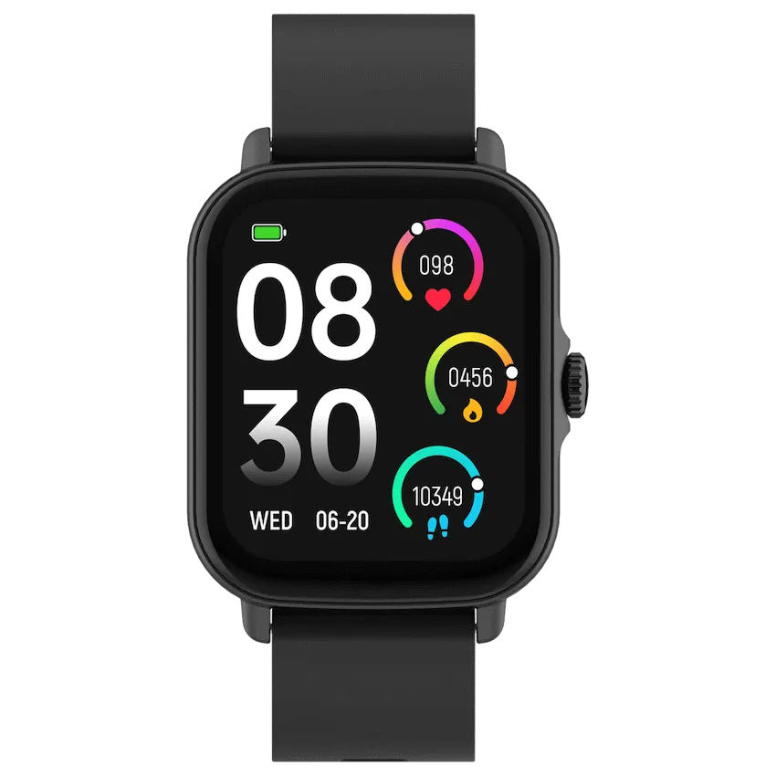 Volkano Active Tech Serene series Watch with heart rate monitor - Black