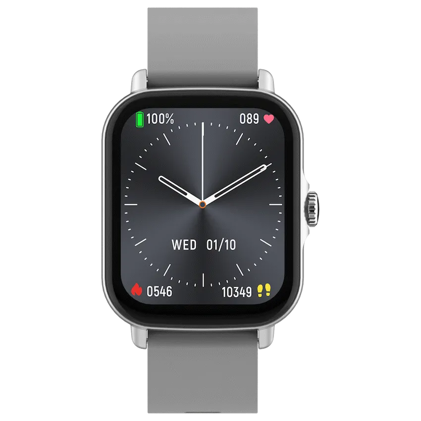 Volkano Active Tech Serene series Watch with heart rate monitor - Silver