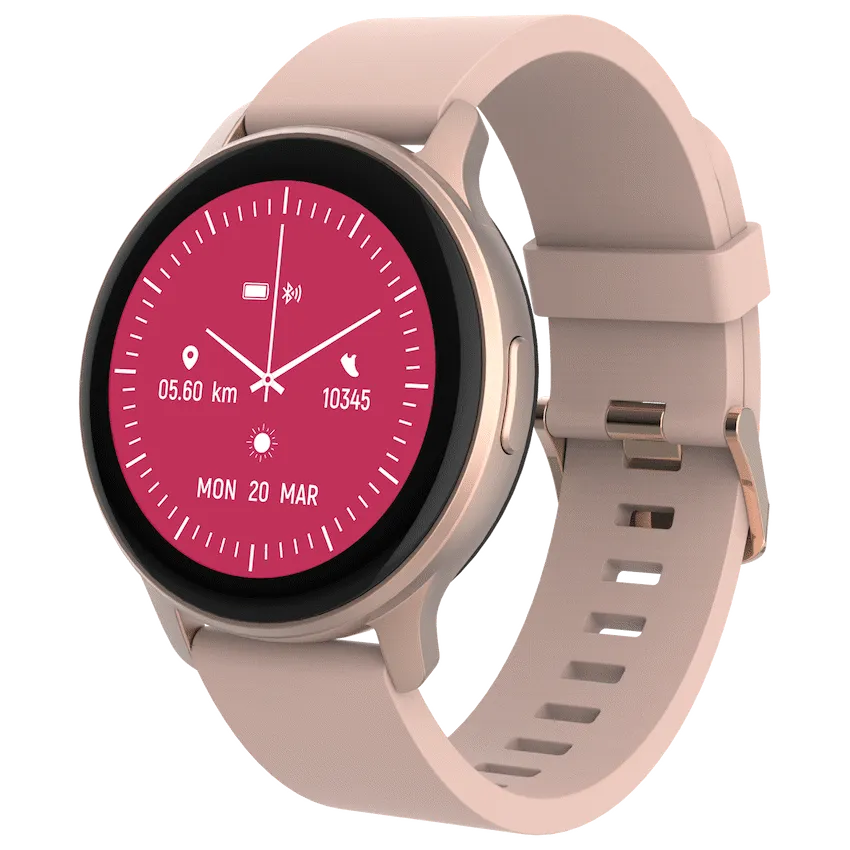 Volkano Active Tech Trend series Watch with heart rate monitor - Gold