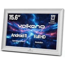 Volkano Agenda Series Smart Calendar and Digital Photo Frame 15.6 inch - White