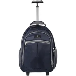 Volkano Orthopaedic Trolley Backpack 27L - Navy/Grey