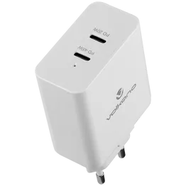Volkano Potent Duo Series 65w Dual PD Compact Wall Charger