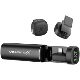 VolkanoX Lucid Series Lavalier Microphones with Charging Case