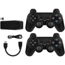 4K VX Game Console with Wireless Controllers - Black
