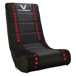 VX Gaming Electra Series Rocking Gaming Chair with LED lights