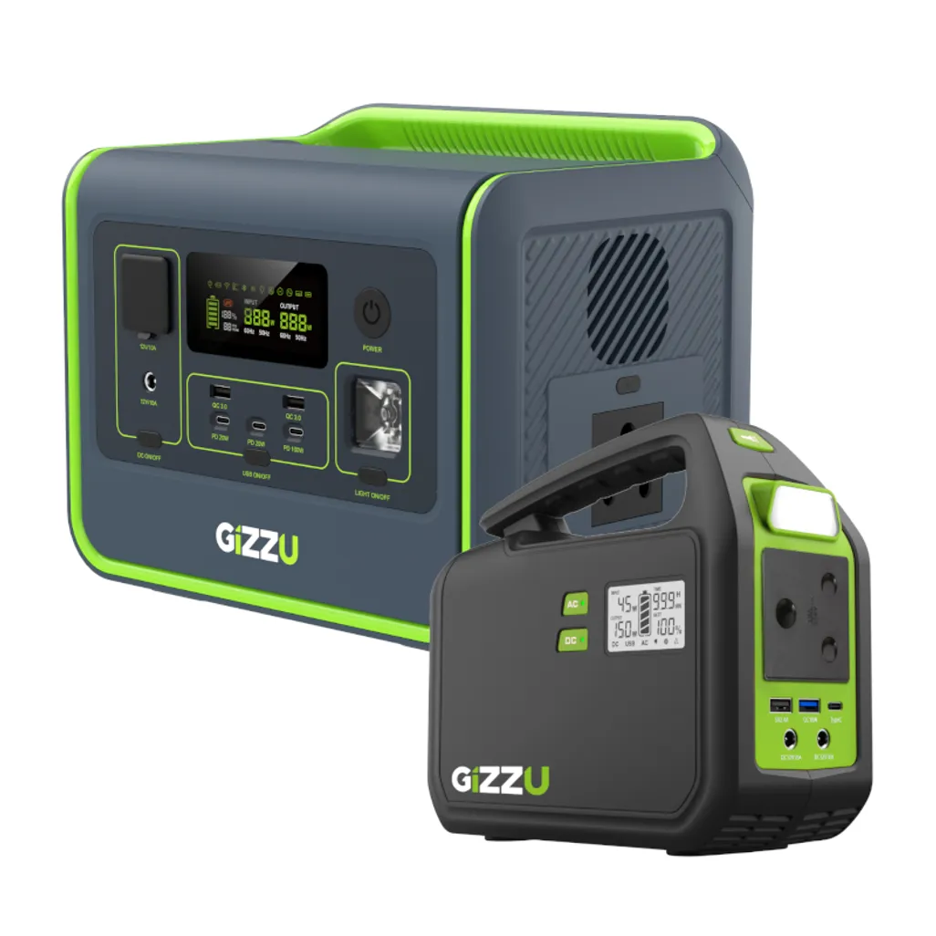 HERO CORE 512WH UPS + 242WH PORTABLE POWER STATION Gizzu