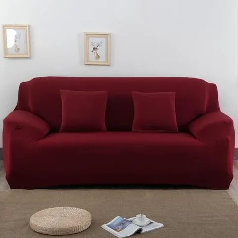 Maroon Couch Cover