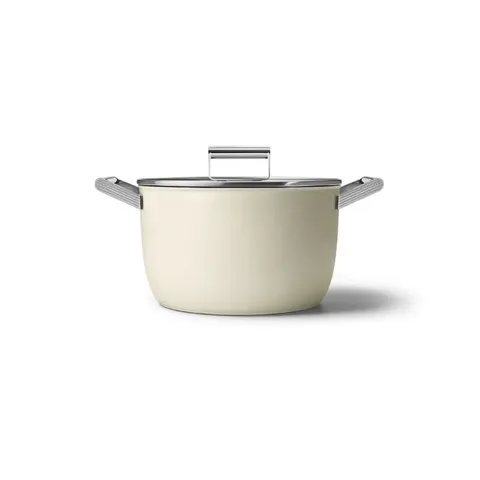 Smeg 26cm Cream Casserole CKFC2611CRM