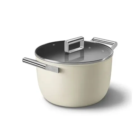 Smeg 26cm Cream Casserole