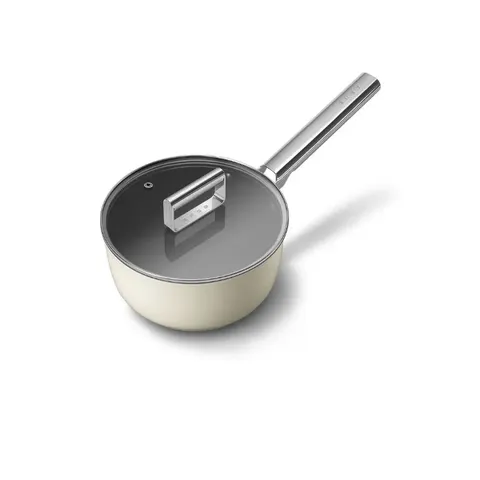 Smeg 20cm Cream Saucepan