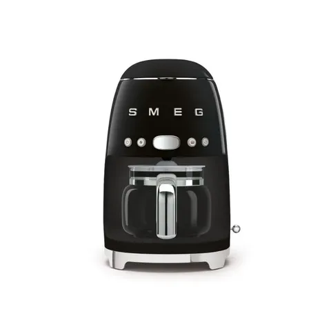 Smeg Black Filter Coffee Machine DCF02BLEU