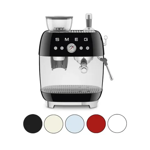 Smeg Espresso Manual Coffee Machine EGF03 Black