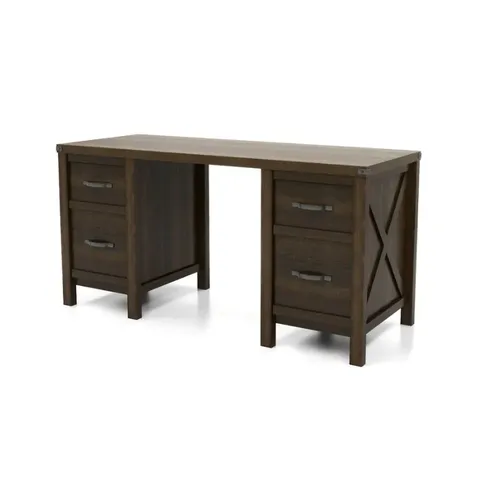 Jordan Dark Oak Office Desk