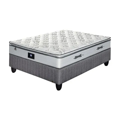 Sealy Posture Premier Seasons Medium Queen Bed Set Extra Length