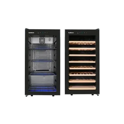 SnoMaster Beverage Cooler & Single Zone Wine Cooler Combo