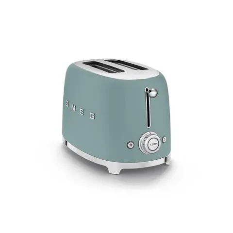 Smeg 2 Slice Emerald Green Matt Retro Toaster