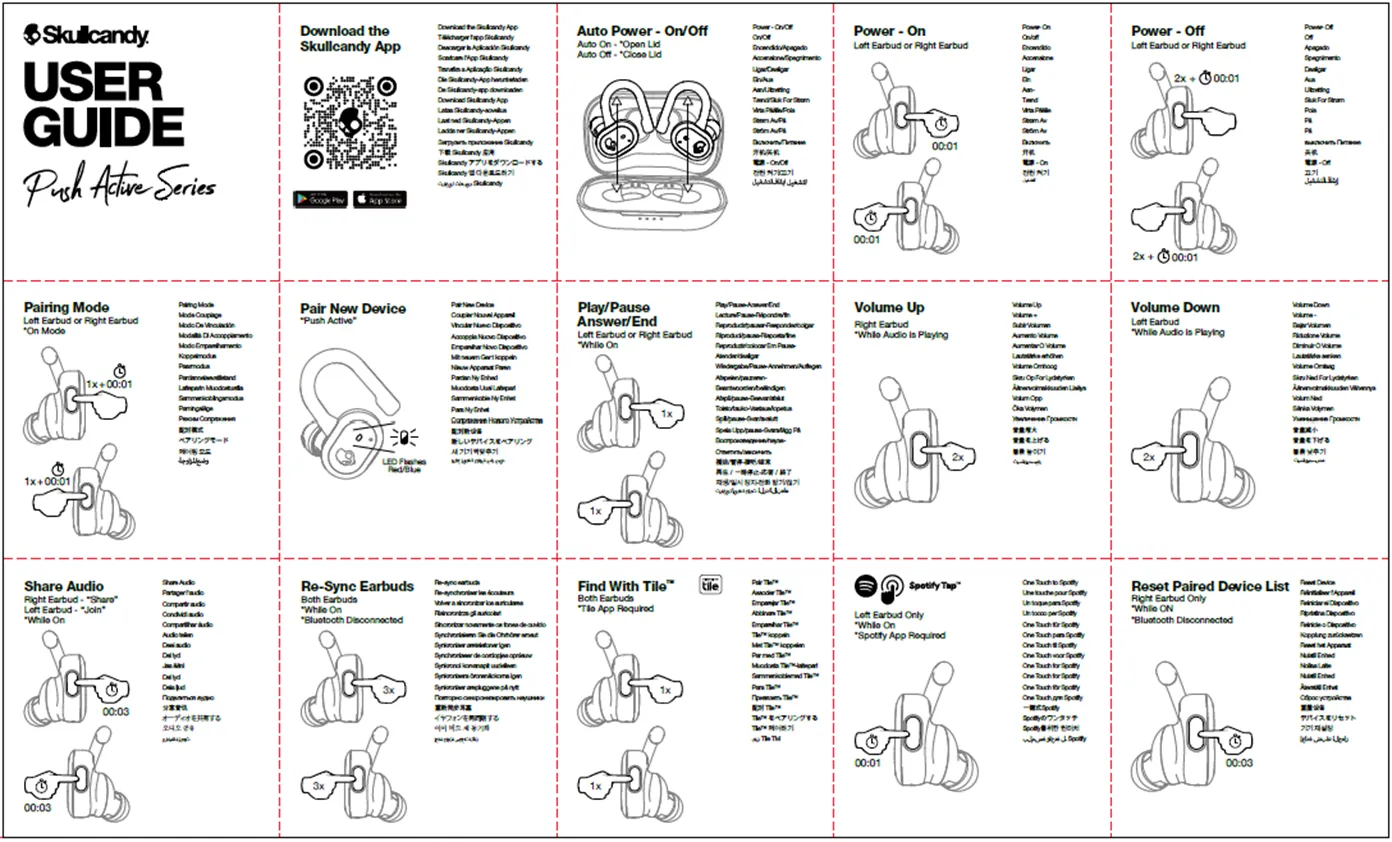 Push Active Wireless Setup | Skullcandy | SkullCandy