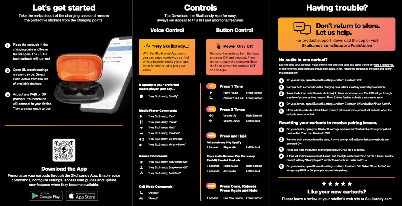 Push Active Wireless Setup | Skullcandy | SkullCandy