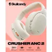 Skullcandy Crusher® ANC 2 Sensory Bass Headphones With ANC - Bone/Orange