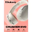 Skullcandy Crusher® Evo Sensory Bass Headphones With Personal Sound - Bone/Orange