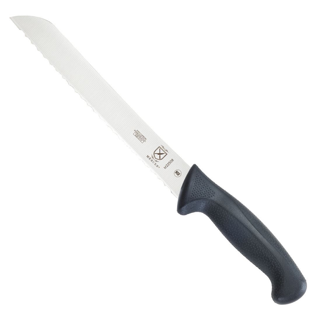 Mercer Culinary Millenia Wavy Edge Bread Knife 20 cm Black
