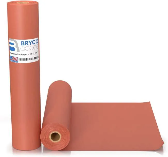 thumbnail image 2 of BLUE SMOKE Pink Butcher Paper Roll - 18" X 175' Unwaxed Food Grade For Smoking Meat 2 of 9