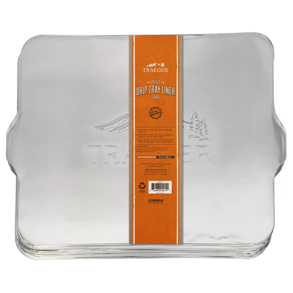 TRAEGER DRIP TRAY LINER 5 PACKPRO 575 Traeger