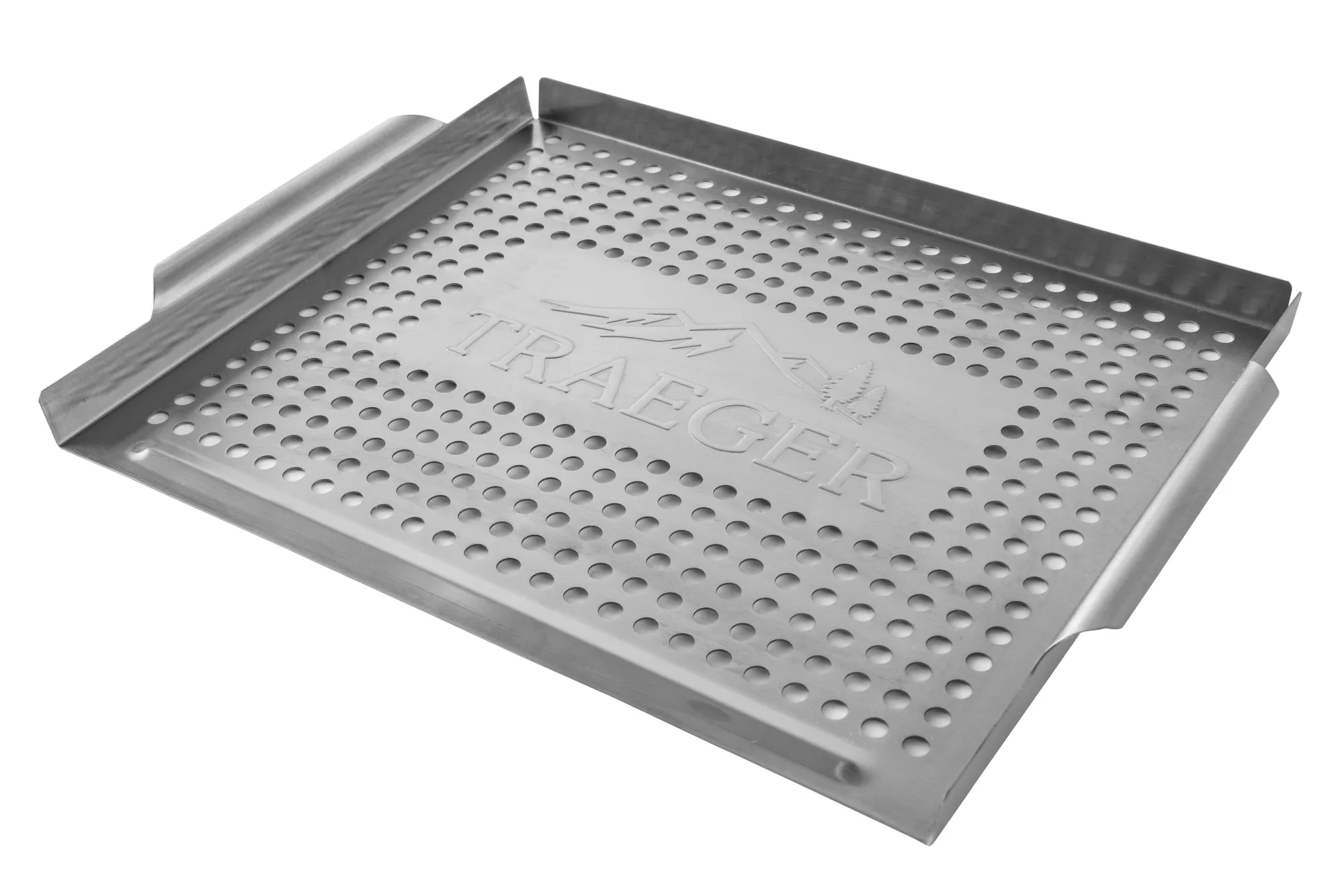 Duke Grills Omaha Stainless Steel Grill Basket Large - 14" X 12" - Grilling Basket For Traeger, Green