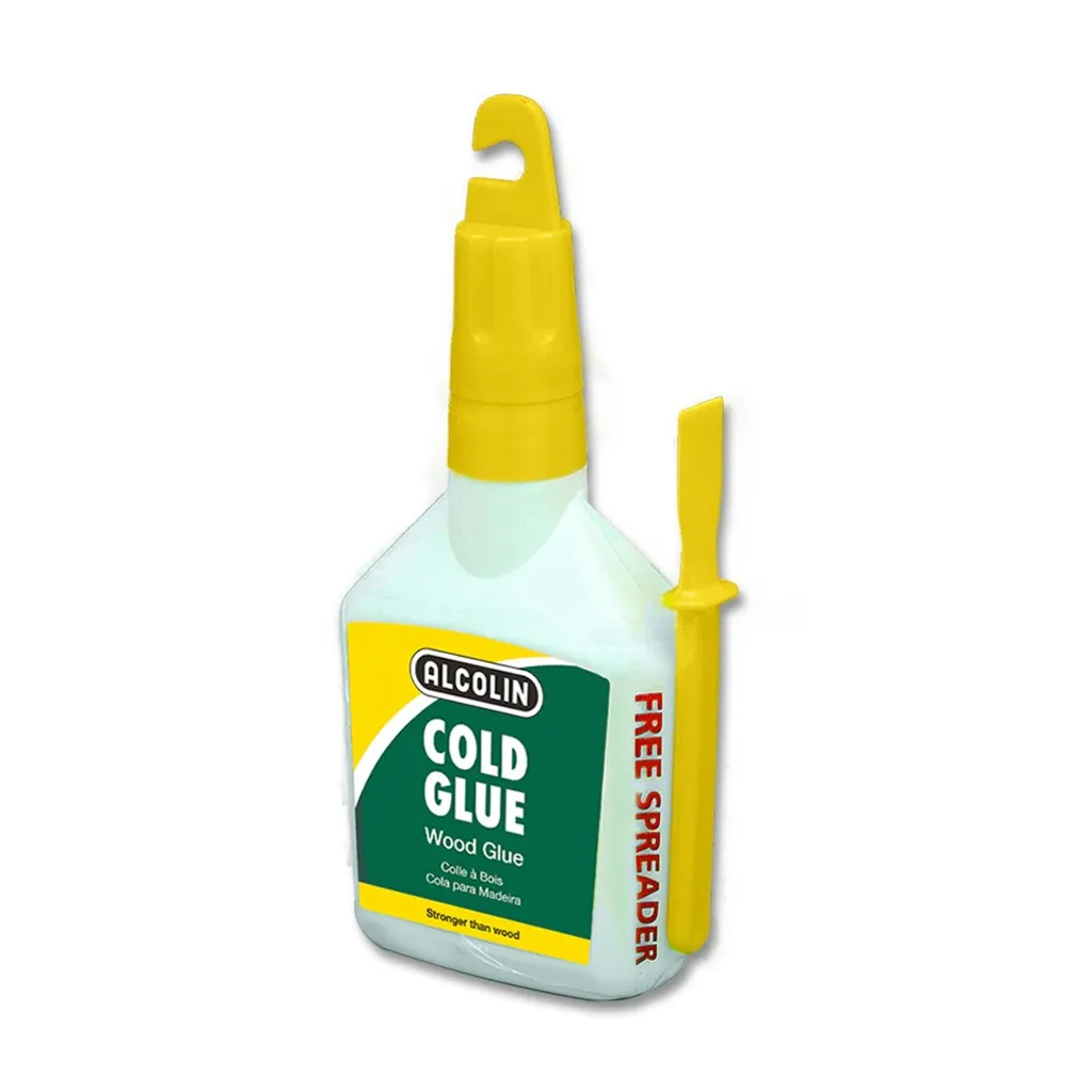Alcolin Wood Cold Glue 125ml With Free Spatula Waltons