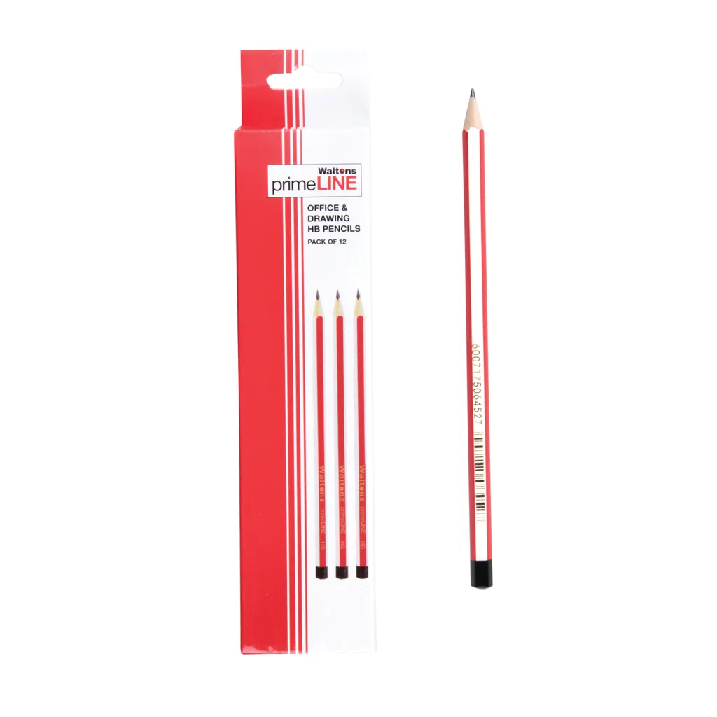 Waltons Primeline Pencils HB Box Of 12 Waltons Back To School