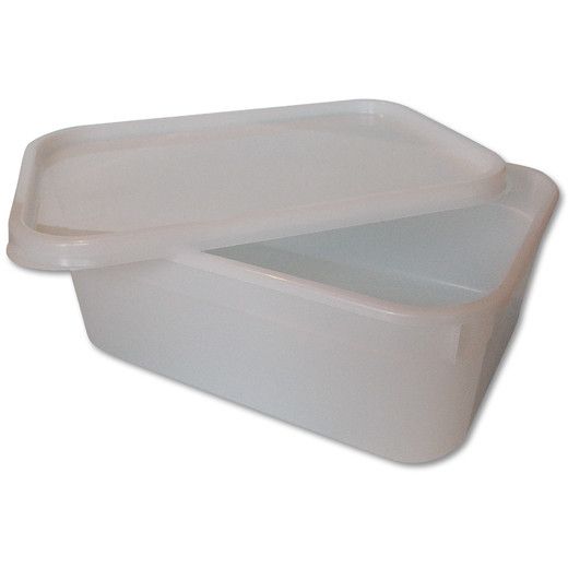 2 Litre Plastic Storage Container Rectangular With Lid Bidvest