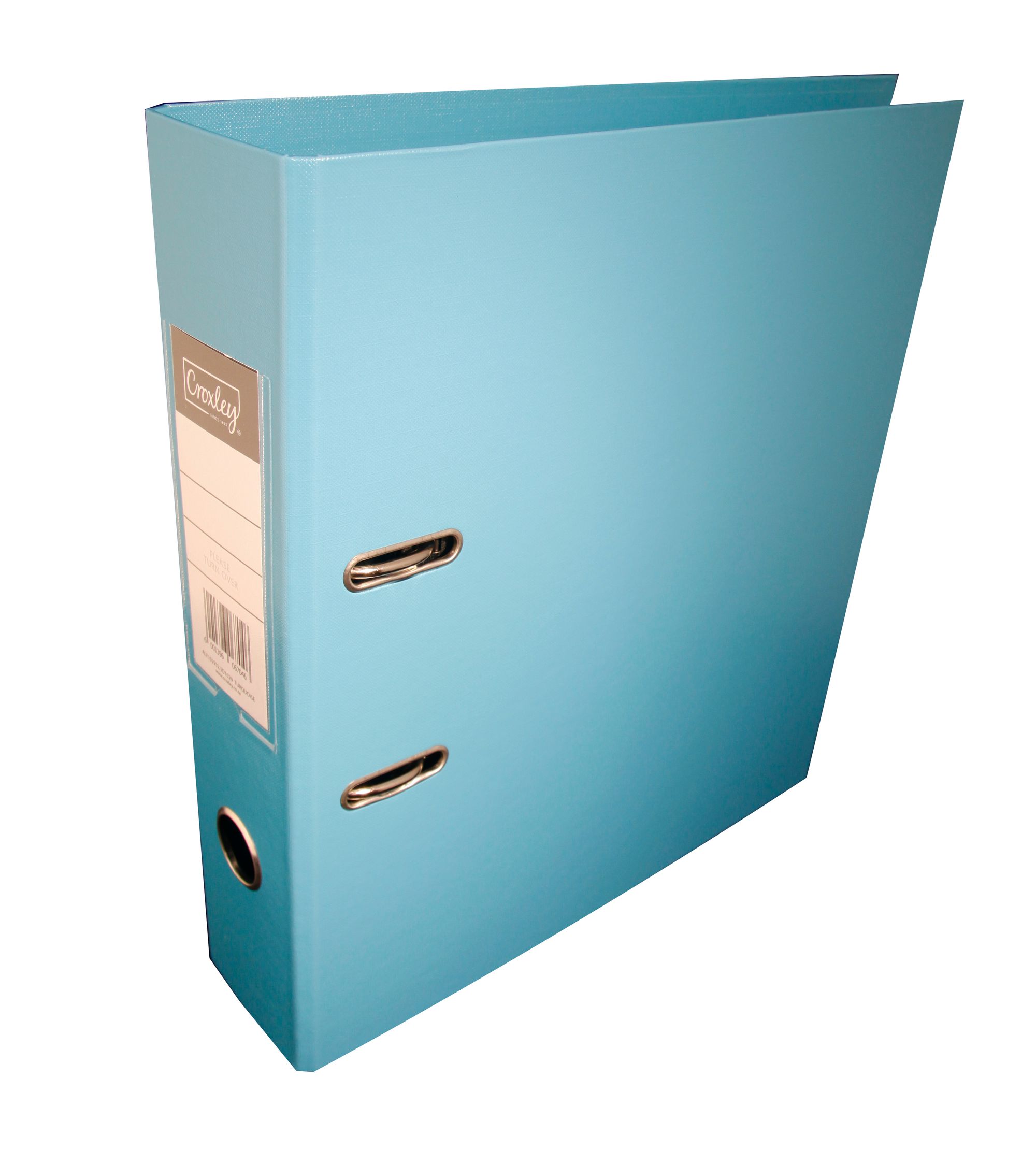 A4 Croxley Polypropylene Lever Arch File Turqouise Bidvest Waltons